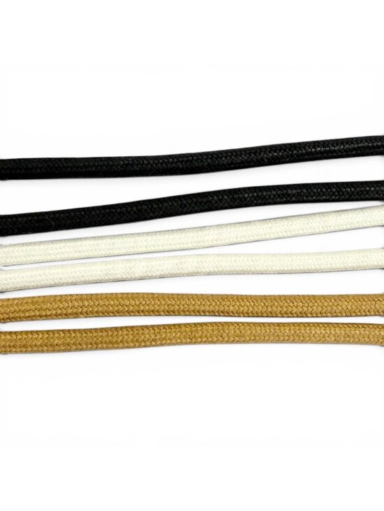 Hermes Sash Belt Silver Motif String 3 Colors Black White Brown Recommended main image 6